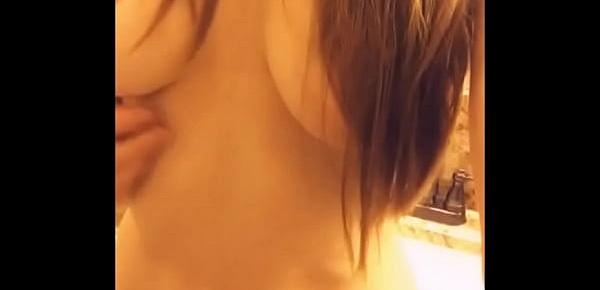  Australian Teen Slut Records herself naked